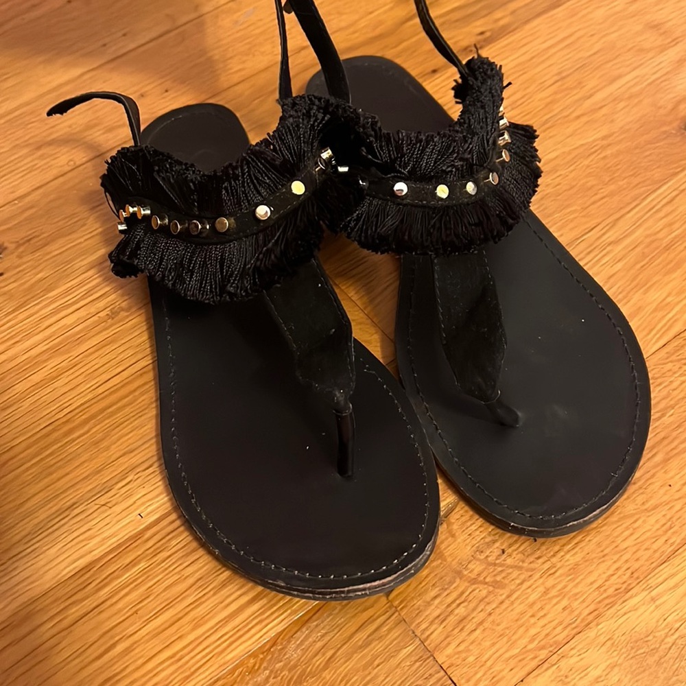 Black sandals